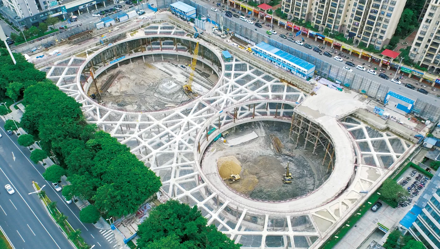 天龙财富中心基坑支护及桩基工程